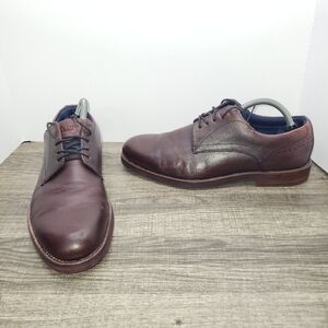 Ted Baker Men's Jhorge Oxford Padded Footbed Shoes Brown  Size US 9  Eu 42